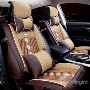 Superior Quality of Solid and Vogue Luxurious Ice Silk Car Seat Covers