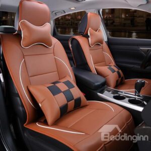 New Arrival Fancy and Exquisite with Partial Checkers Style Car Seat Covers