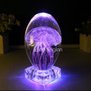 Fantastic Flashing Colorful Emulational Jellyfish Pattern Crystal Light