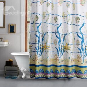 Big Sale Sea World Octopus Baby Shower Curtain