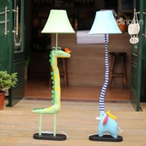 New Style Cartoon Pattern Soft Material Standing Lamp