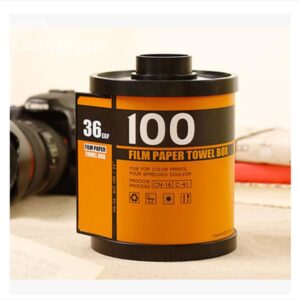 Fashion Style and Pratical Film Pattern Tissue Box