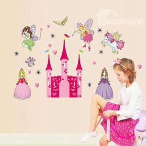 Beautiful Castle and Princess Wall Stickers for Baby&Kids