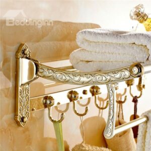 Luxury Exquisite Workmanship Collapsible Antique Bathroom Shelves