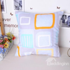 Fancy Modern Geometric Figure Free Style Throw Pillowcase