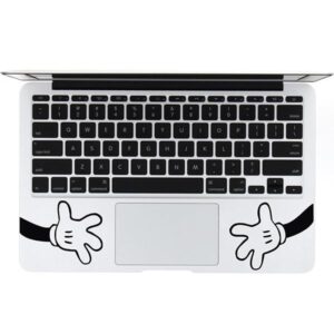 Lovely Cartoon Hands Laptop Touch Panel Sticker