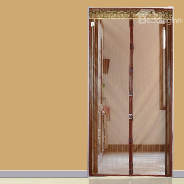 Mosquito Net Magnets Mesh Brown Durable Magnet Curtain