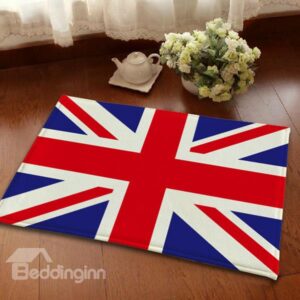 Top Quality Flannel Anti-Slipping British Flag Union Jacks Area Rugs