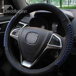 Unique Luxurious Material Including Hand Knitting Decoration Steering Wheel Cover