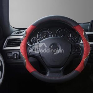 Absolute Whole Leather Material Steering Wheel Cover