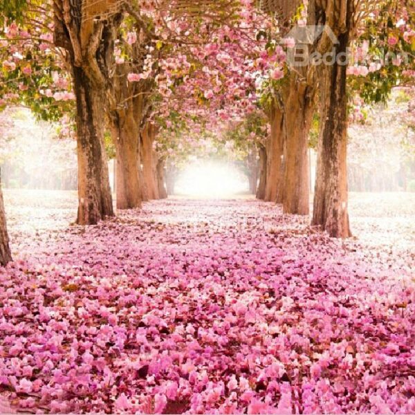 Romantic Pink Forest 1-Piece DIY Diamond Sticker