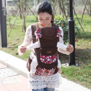 Cute Flower Pattern Comfortable Multi-functional Baby Carrier