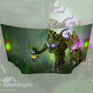 Supper Real Tree Transferring Green Horrible Monster Printing Car Stickers