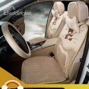 Very Comfortable and Super Lovely Bear Pattern Car Seat Covers