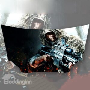 Soldier Operating Convert Action Car Stickers