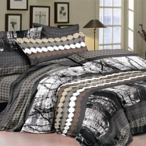 Graceful Polka Dot Design One Pair Pillow Cases