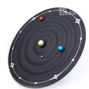 High Quality Creative Novelty Magnet Solar System Pattern Clock