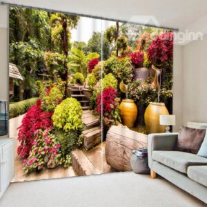 High Quality Elegant Polyester 3D Blackout Curtain