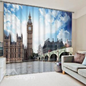The Big Ben Print 3D Blackout Curtain
