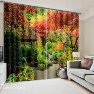 Wonderful Scenery Room Darkening 3D Curtain
