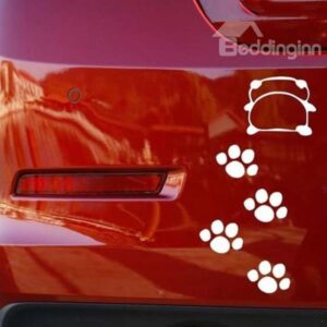 Cute Panda Climbing Step by Step Car Sticker