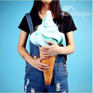 Graceful Fashion Good Quality Lifelike Yummy Ice Cream Pattern Cushion
