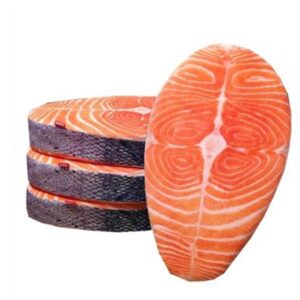 High Quality Creative Novelty Lifelike Salmon Pattern Cushion