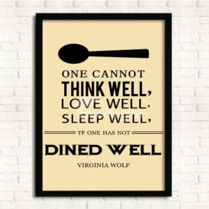 Creative Famous Words and Quotes Framed Wall Art Prints
