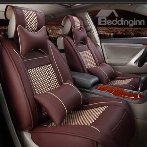 Super Luxurious Style Matching with Classic Color Ice Silk Car Seat Covers