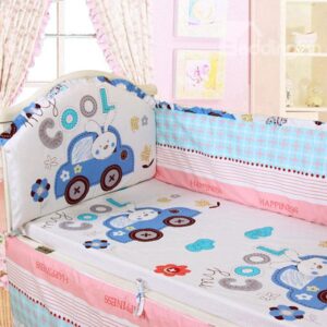 Cool Baby 5-Piece Organic Cotton Crib Bedding Set