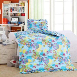 Lovely Cubes and Letters Print Thick 100% Cotton Baby Quilt