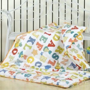 Top Quality Cute Letters Print Baby Quilt