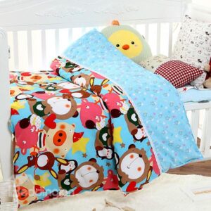 Top Quality Lovely Animal Pattern 100% Cotton Baby Quilt