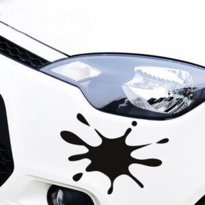 Special Design Vivid Mud Spraying Car Sticker