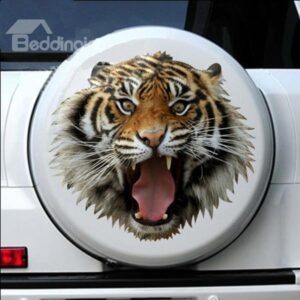 Fierce Tiger Roaring out Pattern Car Sticker