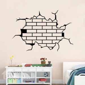 Amazing 3D Broken Walls Removable Wall Sticker