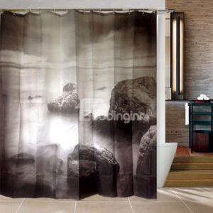 Charming Cloud and Stone Fairyland Design Shower Curtain