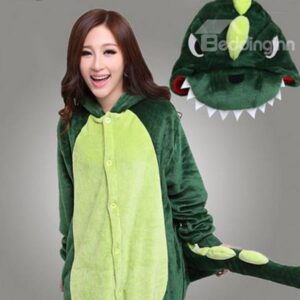 Cosy and Comfort Unique Dinosaur Design One-Piece Sleepwear