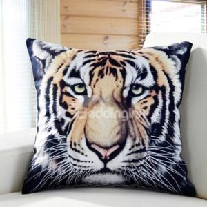 Hot Selling Powerful Tiger Print Throw Pillow