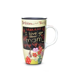 Loving Color Painted Love You Mom Ceramics Coffee Mug