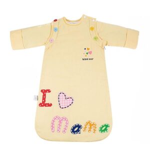 Love Mama Bright Yellow Baby Sleeping Bag with Removable Sleeves