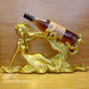 Gorgeous Mermaid Resin 1-Bottle Wine Rack Bottle Holder