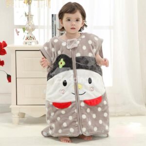 Lovely Girl and Polka Dot Warm Baby Sleeping Bag