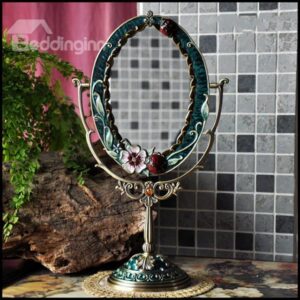 Luxurious European Style High Quality Rotatable Mirror Photo in The Back
