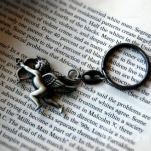 Cute Metal Material Good Quality Cupit Design Key Ring