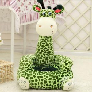 Super Cute Green Giraffe Cartoon Pattern Children Lazy Sofa Tatami Seat