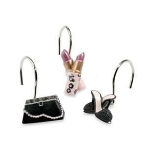 Fashion Novel Modern Lady Design Shower Curtain Hooks