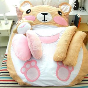 Hot Sell Oversized Super Soft Cute Bear Sleeping Bag For Your Family