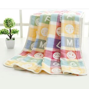 Lovely Smile Cotton Baby Kids Bath Towel