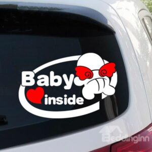 Cute Baby Inside Warning Car Sticker